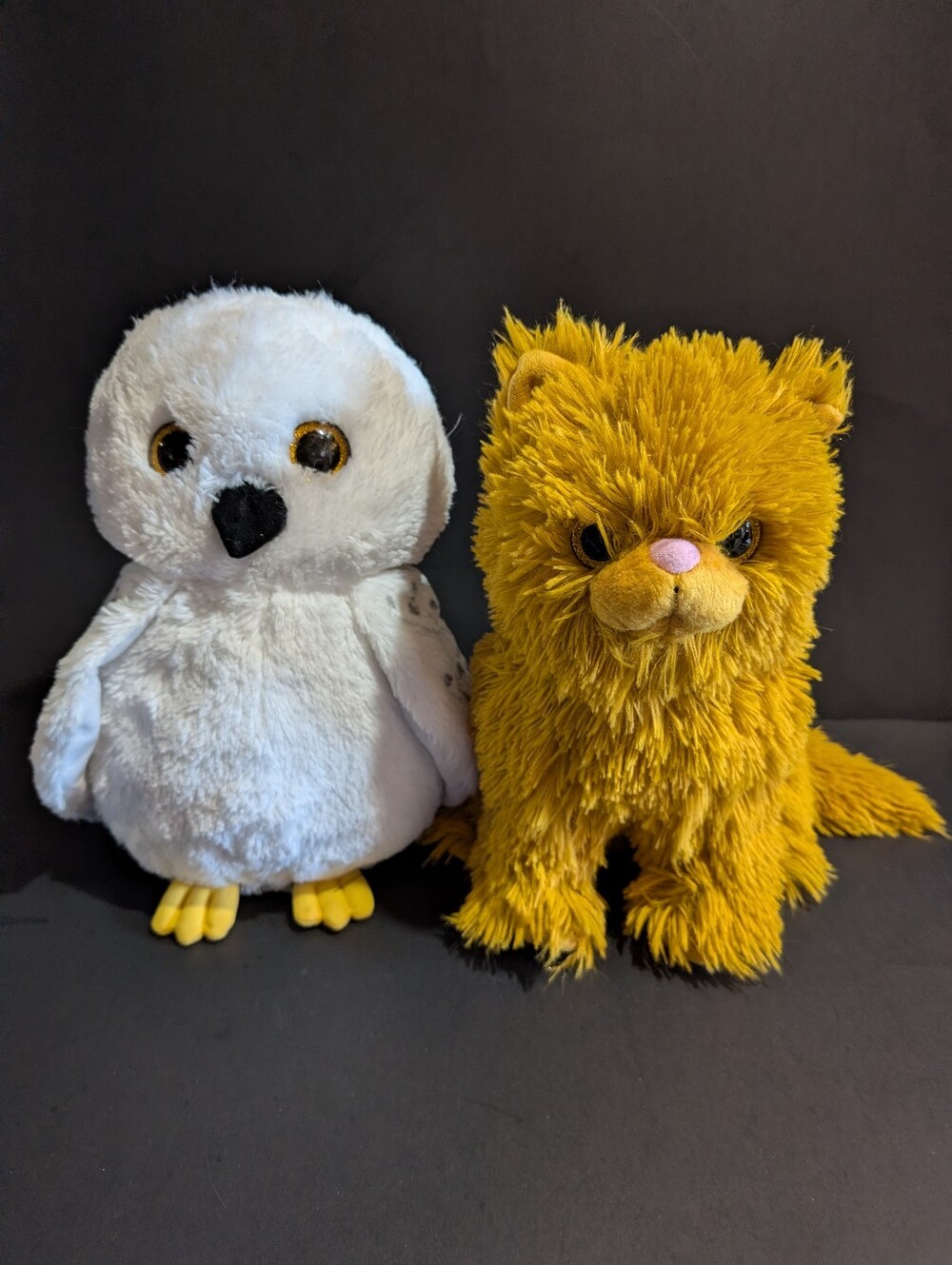 Harry Potter Hegwig Owl And Hermione Crookshanks Soft Plush 12" Wizarding World